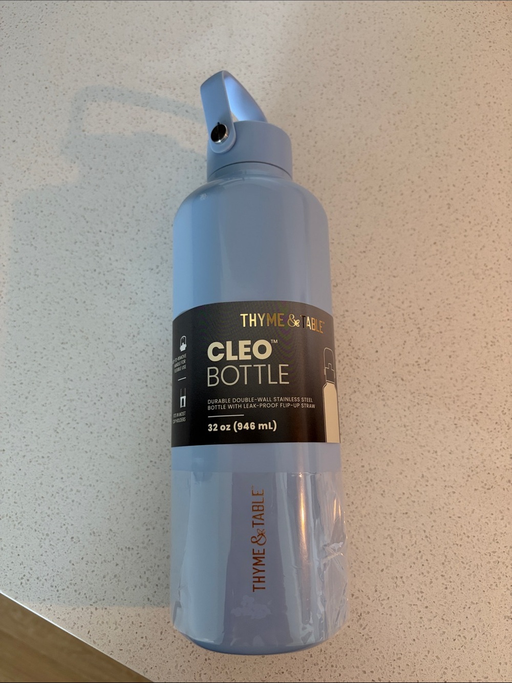 Thyme & Table Cleo Bottle - Light Blue